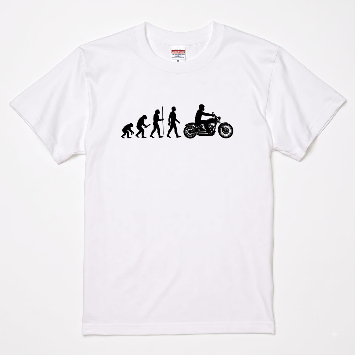 バイク進化論 イラストTシャツ | RIDERSMODE
