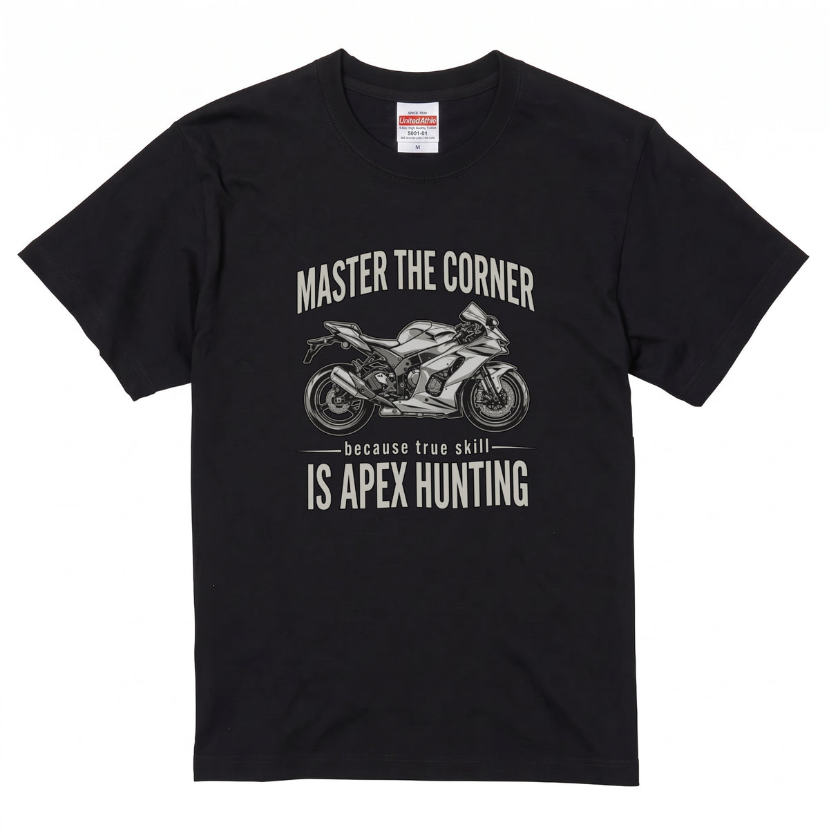 APEX HUNTING | バイク スーパースポーツ マシン レーシング グラフィック Tシャツ【バイク乗りの日常・ツーリング・オシャレ・ギフトに最適】