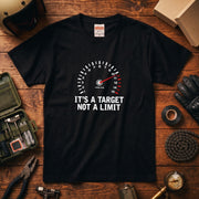 IT'S A TARGET | バイク メーター レッドゾーン グラフィック Tシャツ【バイク乗りの日常・ワインディング・オシャレ・ギフトに最適】