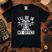 MY OFFICE | アメリカン クラシック Vツイン バイカー グラフィック Tシャツ【バイク乗りの日常・ツーリング・オシャレ・ギフトに最適】