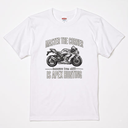 APEX HUNTING | バイク スーパースポーツ マシン レーシング グラフィック Tシャツ【バイク乗りの日常・ツーリング・オシャレ・ギフトに最適】