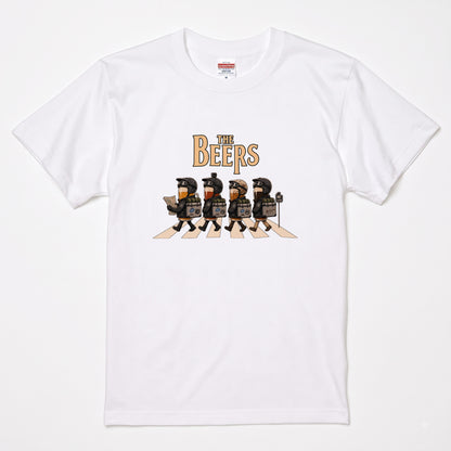 THE BEERS Adventure | ロングツーリング アドベンチャーバイク クラフトビール 横断歩道 パロディ Tシャツ【ライダー・バイク旅・父の日・イベント・プレゼントに最適】
