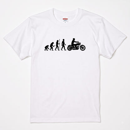 バイク進化論 イラストTシャツ | RIDERSMODE