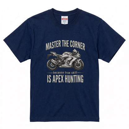 APEX HUNTING | バイク スーパースポーツ マシン レーシング グラフィック Tシャツ【バイク乗りの日常・ツーリング・オシャレ・ギフトに最適】