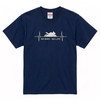 No Bike No Life 心電図バイクTシャツ | RIDERSMODE