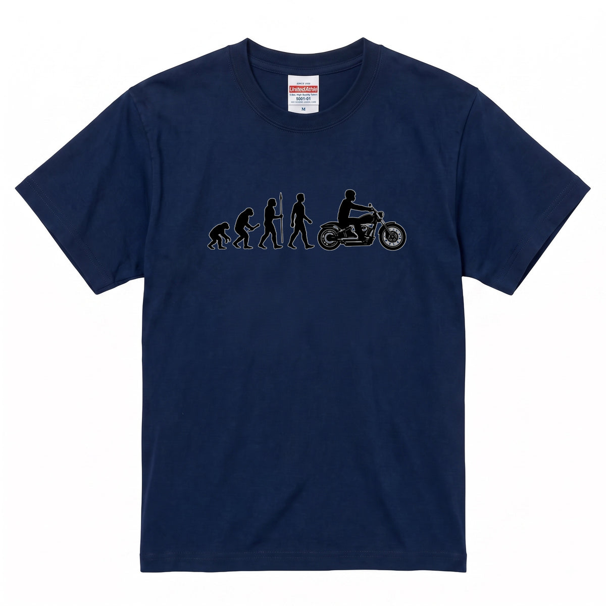 バイク進化論 イラストTシャツ | RIDERSMODE