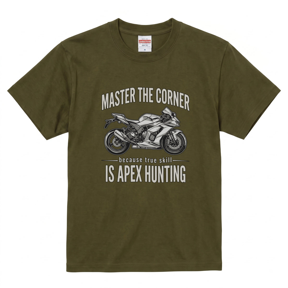 APEX HUNTING | バイク スーパースポーツ マシン レーシング グラフィック Tシャツ【バイク乗りの日常・ツーリング・オシャレ・ギフトに最適】