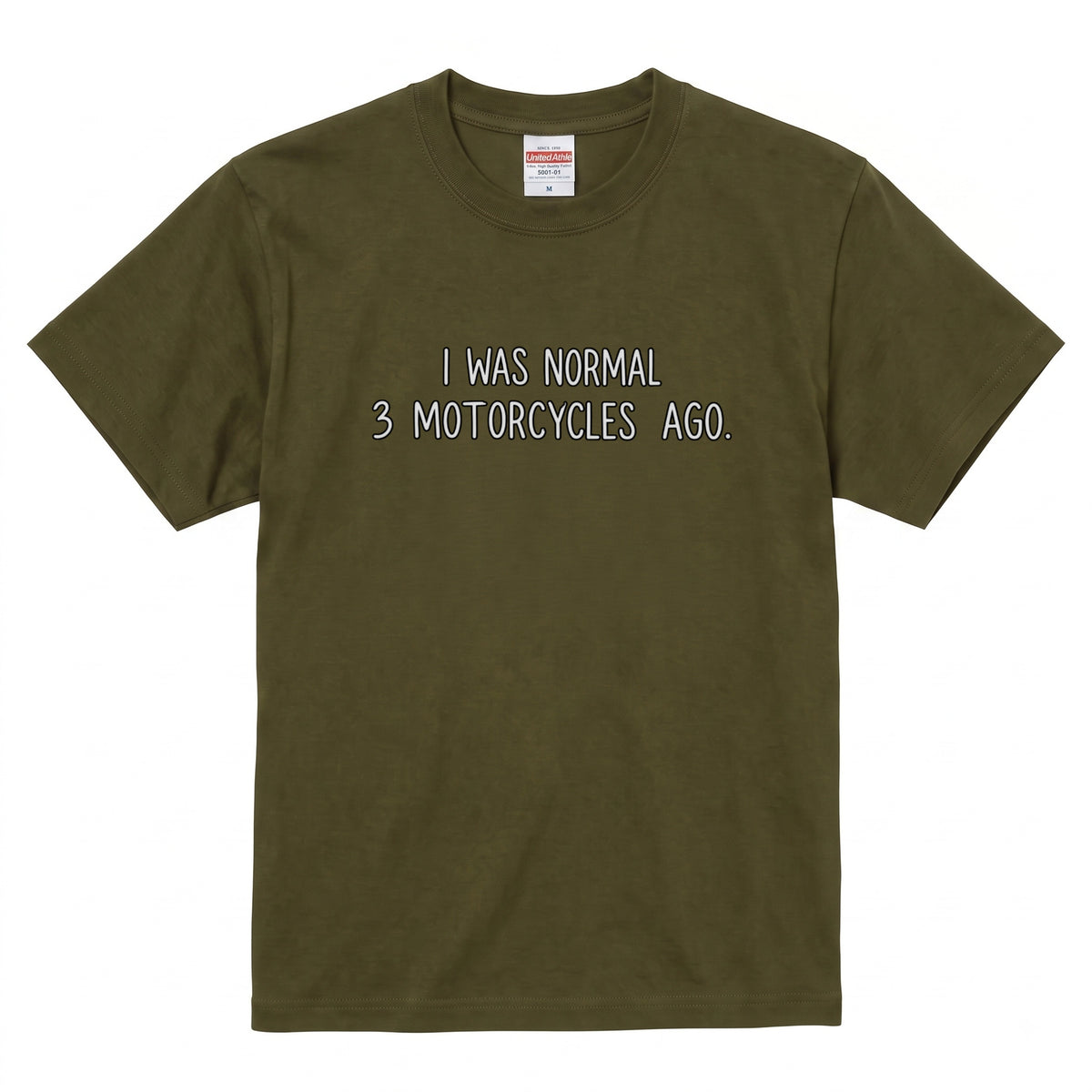 I Was Normal 3 Motorcycles Ago パロディTシャツ | RIDERSMODE