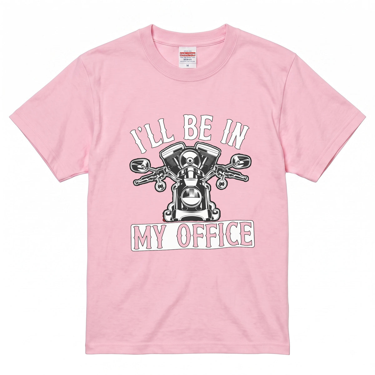 MY OFFICE | アメリカン クラシック Vツイン バイカー グラフィック Tシャツ【バイク乗りの日常・ツーリング・オシャレ・ギフトに最適】