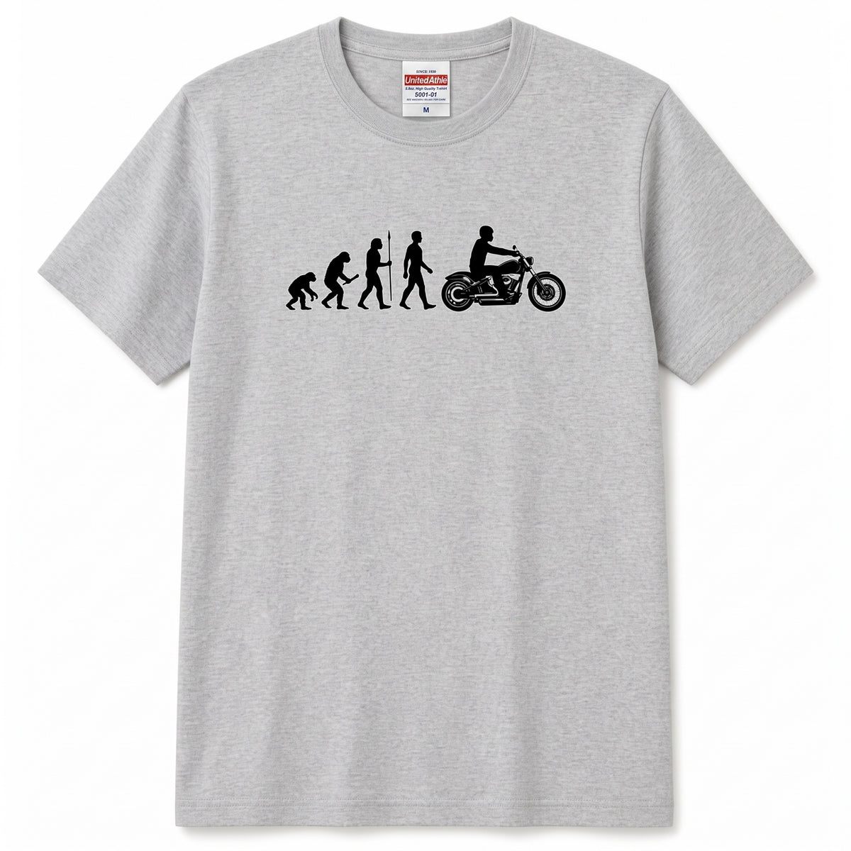 バイク進化論 イラストTシャツ | RIDERSMODE