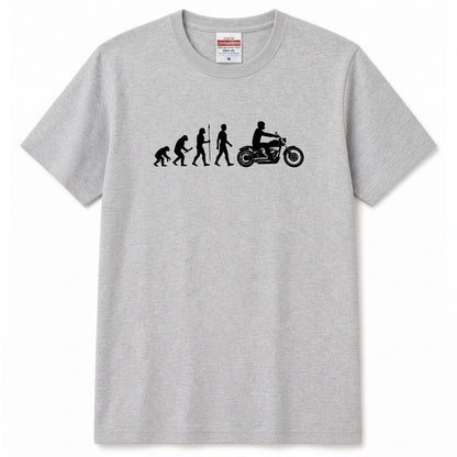 バイク進化論 イラストTシャツ | RIDERSMODE