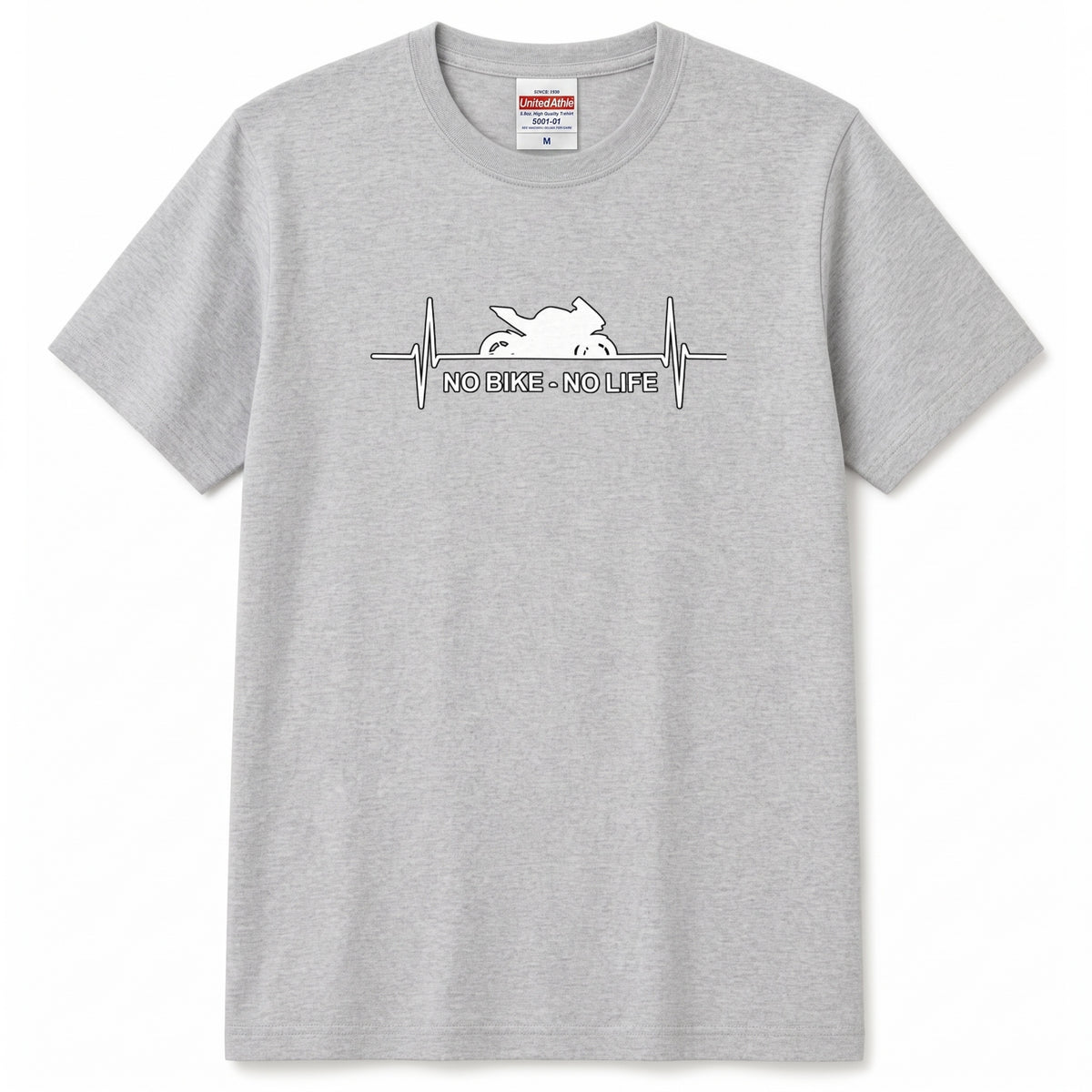 No Bike No Life 心電図バイクTシャツ | RIDERSMODE