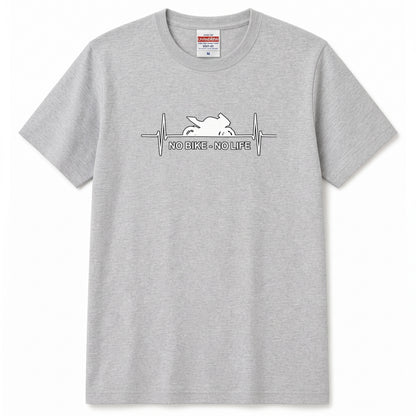 No Bike No Life 心電図バイクTシャツ | RIDERSMODE