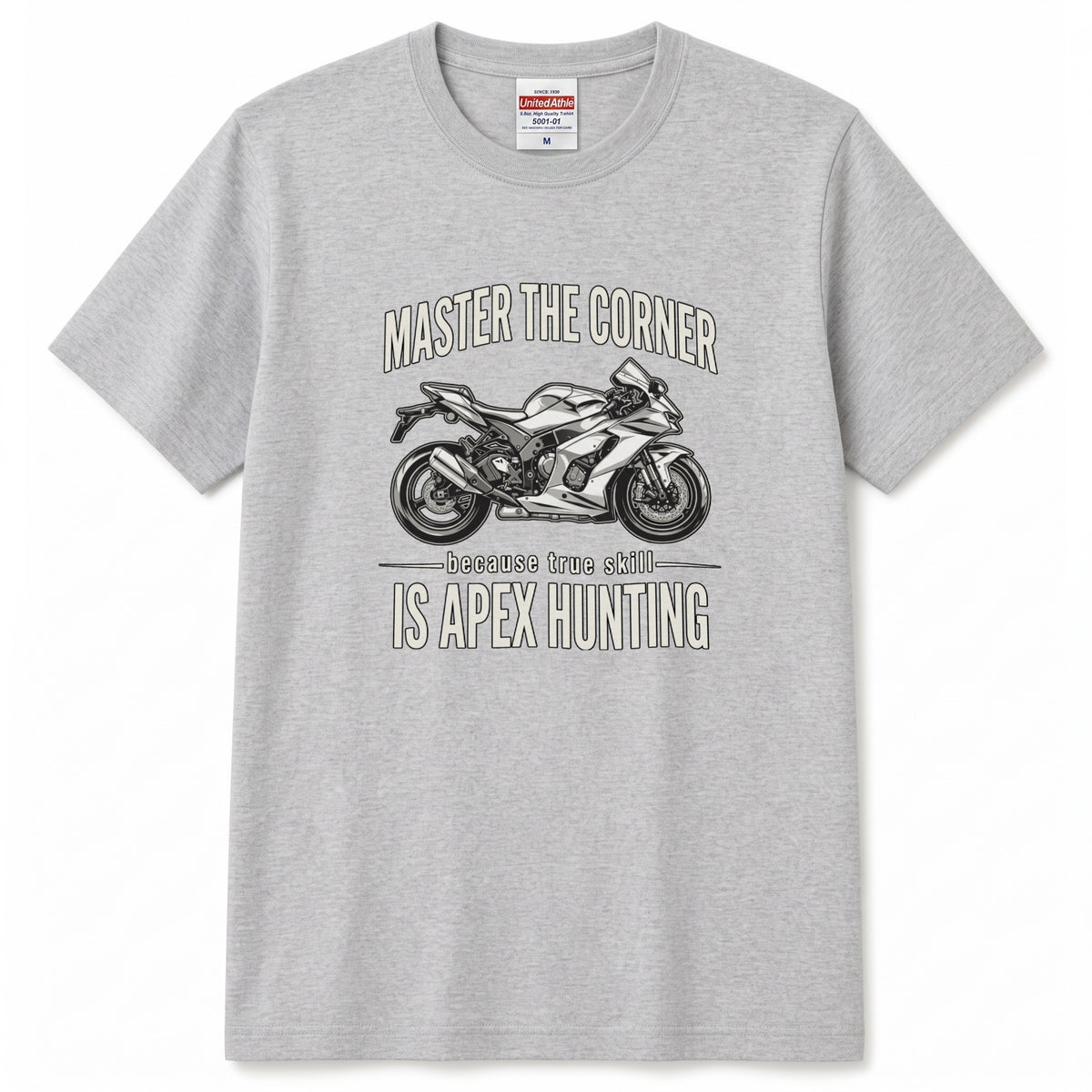 APEX HUNTING | バイク スーパースポーツ マシン レーシング グラフィック Tシャツ【バイク乗りの日常・ツーリング・オシャレ・ギフトに最適】