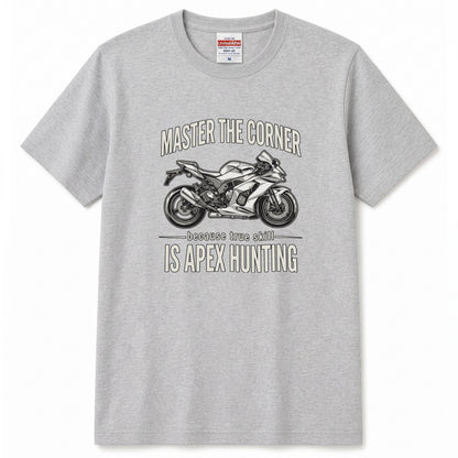 APEX HUNTING | バイク スーパースポーツ マシン レーシング グラフィック Tシャツ【バイク乗りの日常・ツーリング・オシャレ・ギフトに最適】