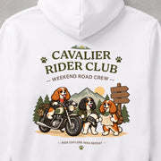 Cavalier Rider Club  キャバリア ライダークラブ「Weekend Road Crew」 パーカー フーディ｜バックプリント