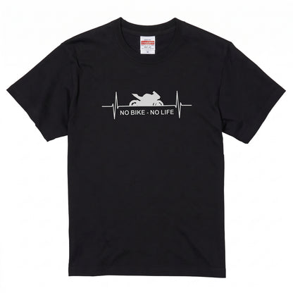 No Bike No Life 心電図バイクTシャツ | RIDERSMODE