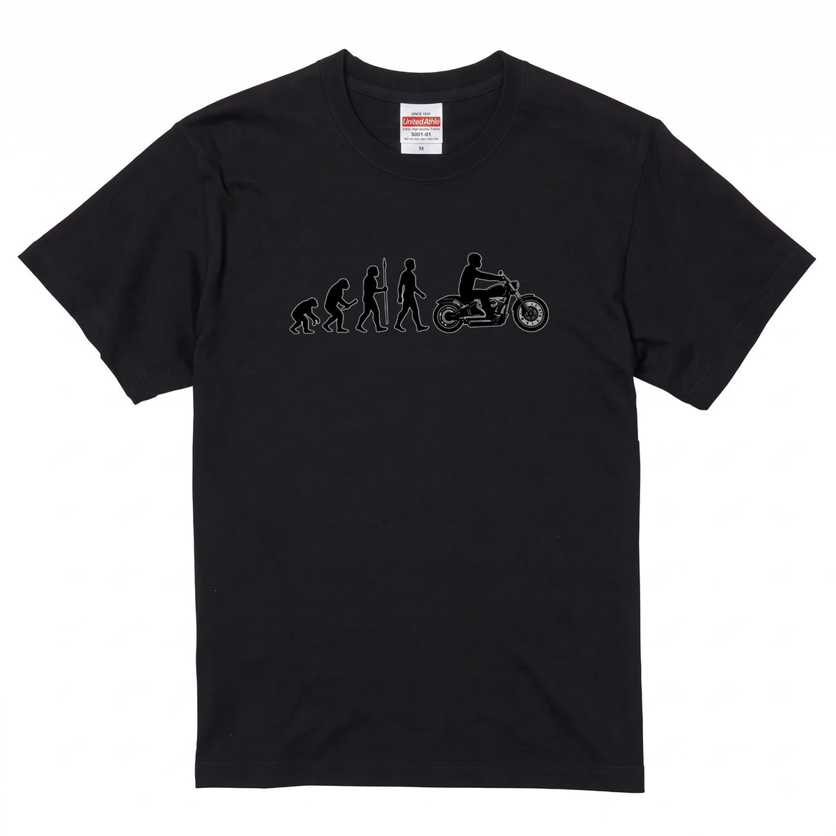 バイク進化論 イラストTシャツ | RIDERSMODE