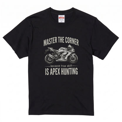 APEX HUNTING | バイク スーパースポーツ マシン レーシング グラフィック Tシャツ【バイク乗りの日常・ツーリング・オシャレ・ギフトに最適】
