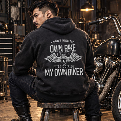 MY OWN BIKER ウィング バックプリント バイクパーカー