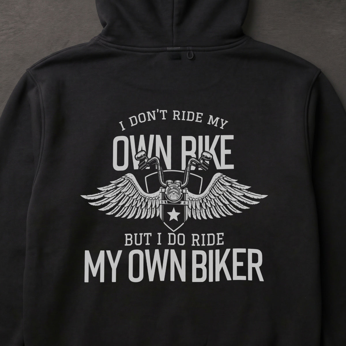 MY OWN BIKER ウィング バックプリント バイクパーカー