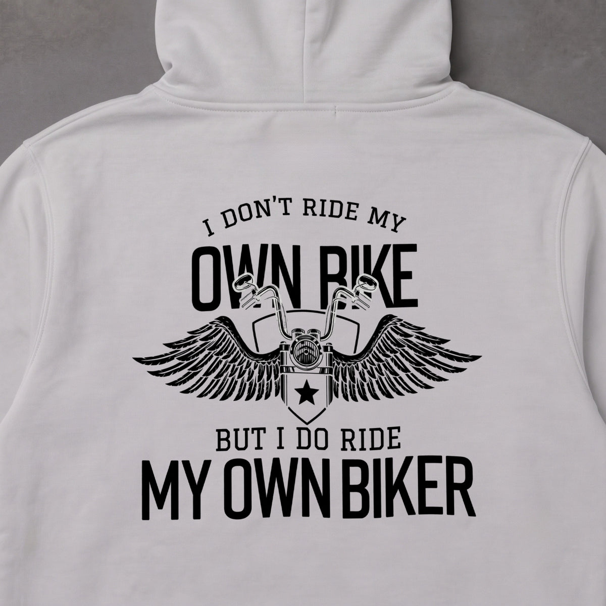 MY OWN BIKER ウィング バックプリント バイクパーカー