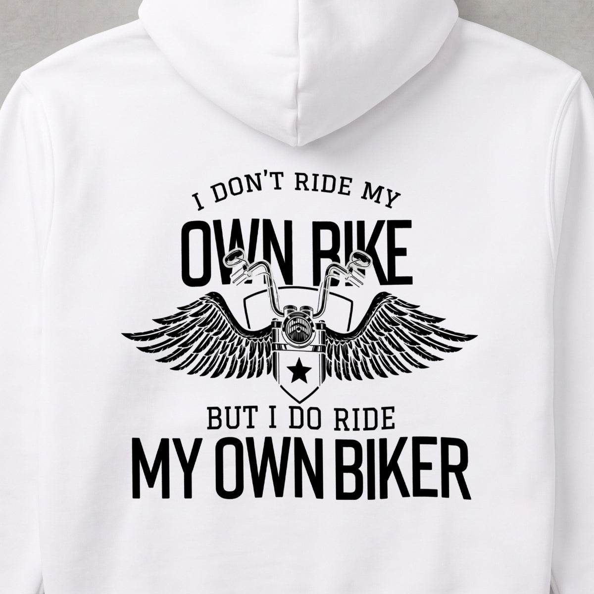 MY OWN BIKER ウィング バックプリント バイクパーカー