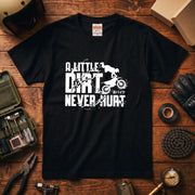 DIRT BIKE | オフロード バイク 林道ツーリング モトクロス パロディ Tシャツ【バイク乗りの日常・アウトドア・オシャレ・ギフトに最適】