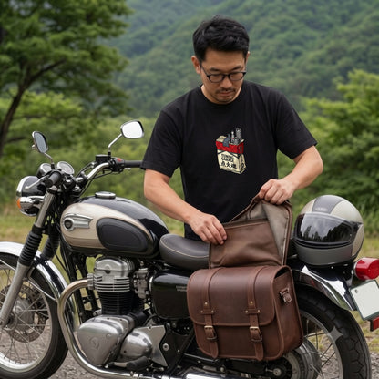 点火魂 | 昭和チューニング ガレージ 点火プラグ レトロパッケージ Tシャツ【ライダー・バイク男子・旧車會・父の日・プレゼントに最適】