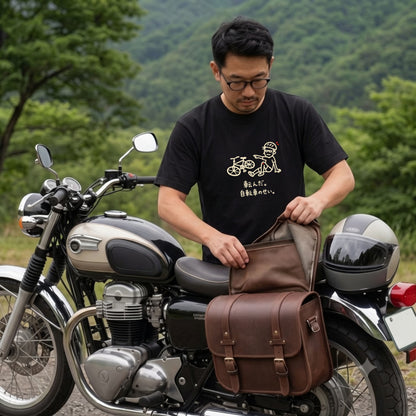 IT'S THE BIKE'S FAULT | 自転車 クラッシュ ユーモアグラフィック カジュアル Tシャツ【サイクルウェア・普段着・ツーリング・ユニセックス・ギフトに最適】