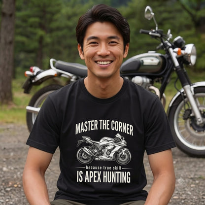APEX HUNTING | バイク スーパースポーツ マシン レーシング グラフィック Tシャツ【バイク乗りの日常・ツーリング・オシャレ・ギフトに最適】