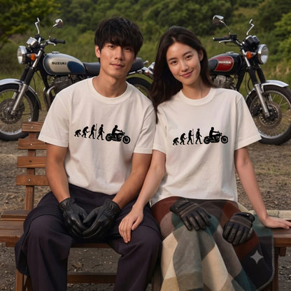 バイク進化論 イラストTシャツ | RIDERSMODE