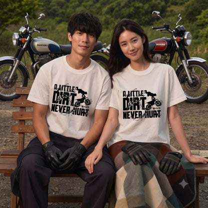 DIRT BIKE | オフロード バイク 林道ツーリング モトクロス パロディ Tシャツ【バイク乗りの日常・アウトドア・オシャレ・ギフトに最適】