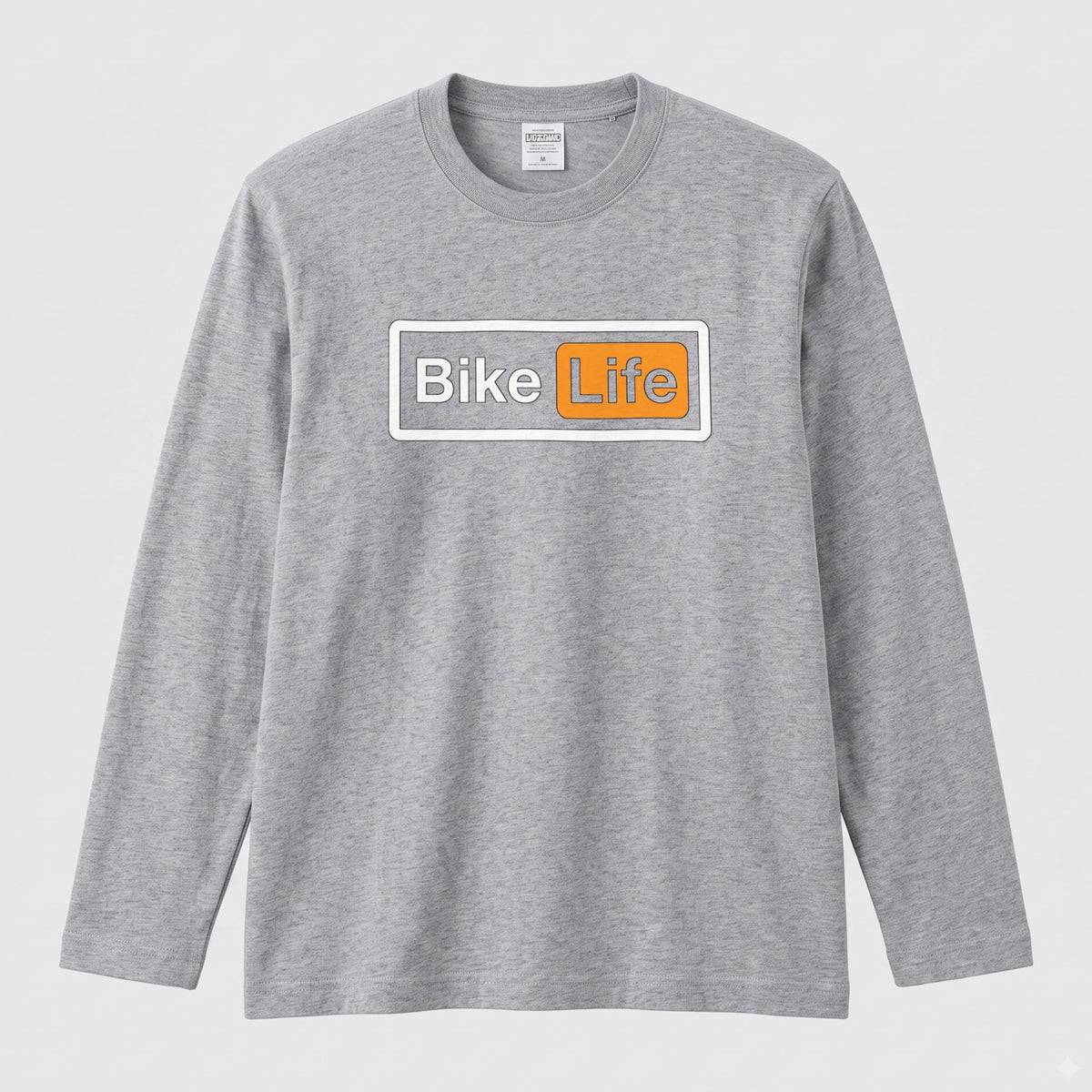 バイク おもしろ ロンT Bike Life パロディ ボックスロゴ 長袖 Tシャツ メンズ レディース バイク乗り ライダー ツーリング 服 ギフト