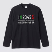 バイク シフトパターン ロンT 1N23456 ONE DOWN FIVE UP 長袖 Tシャツ オーガニックコットン リブ メンズ レディース バイク乗り ライダー ツーリング 服 ギフト