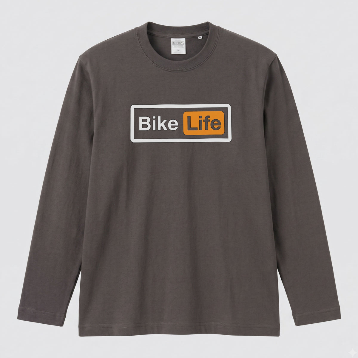 バイク おもしろ ロンT Bike Life パロディ ボックスロゴ 長袖 Tシャツ メンズ レディース バイク乗り ライダー ツーリング 服 ギフト