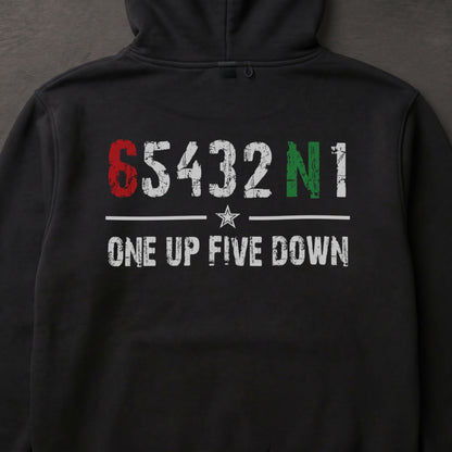 RIDER-0909-06 654321 Motorcycle パーカー | One Up Five Down