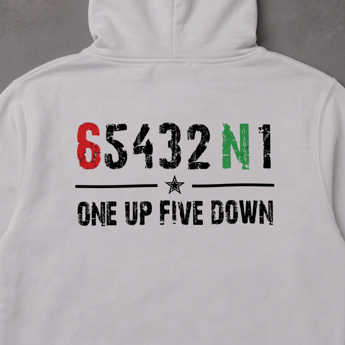 RIDER-0909-06 654321 Motorcycle パーカー | One Up Five Down