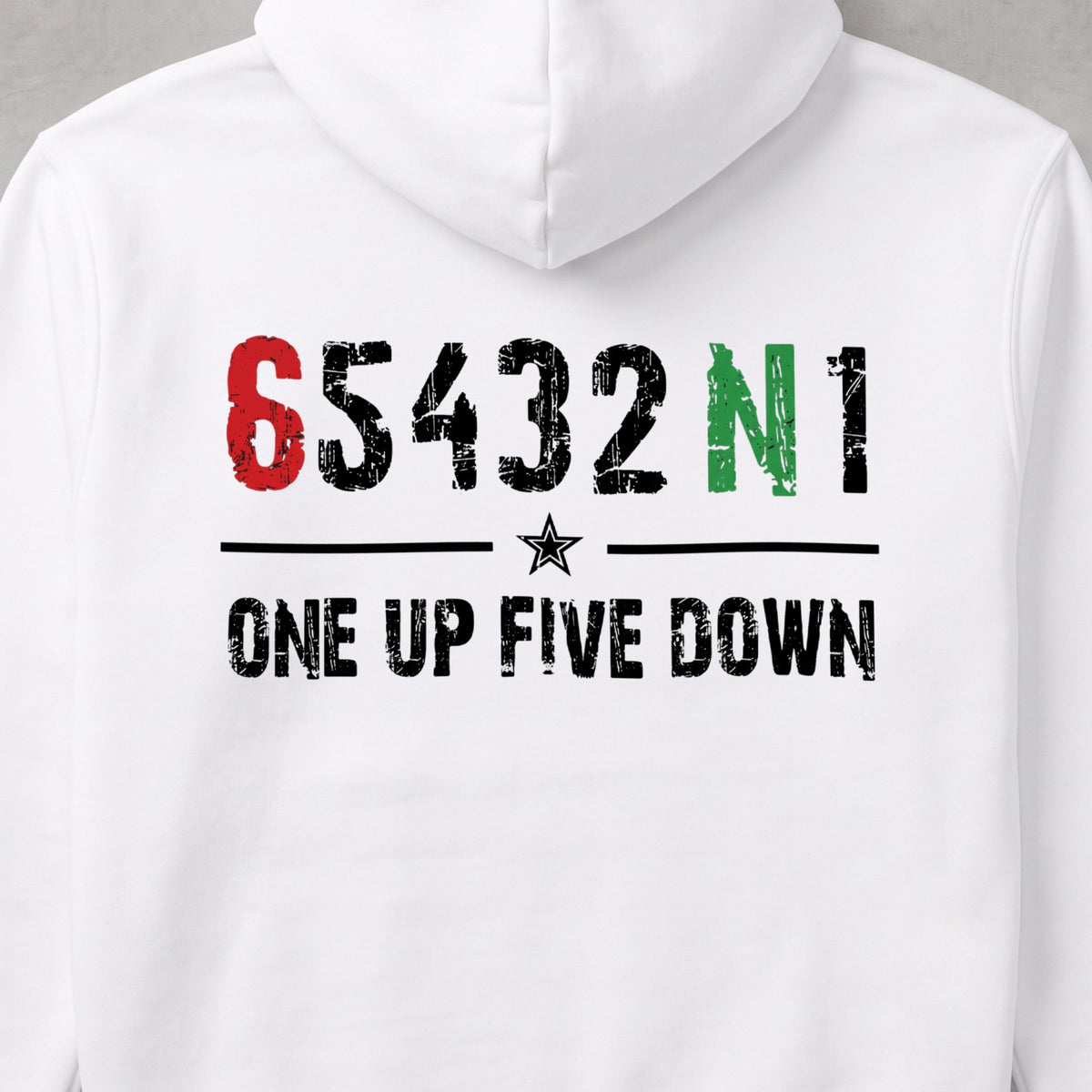 RIDER-0909-06 654321 Motorcycle パーカー | One Up Five Down