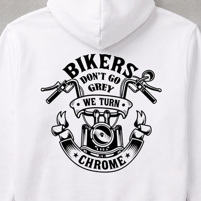 Bikers Don’t Go Grey バイカーパーカー ホワイト 商品画像