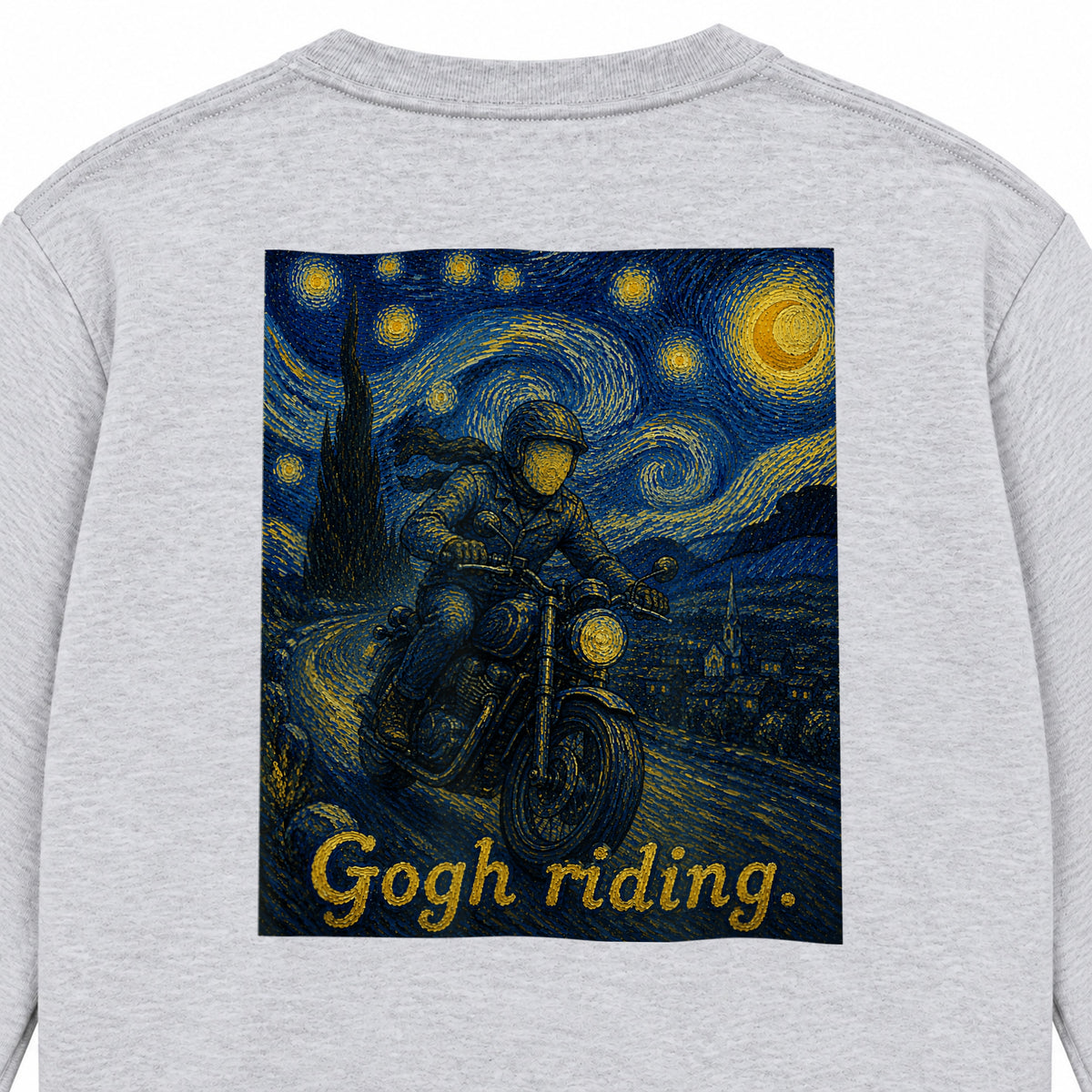 Gogh Riding バイクライダー 長袖Tシャツ バックプリント