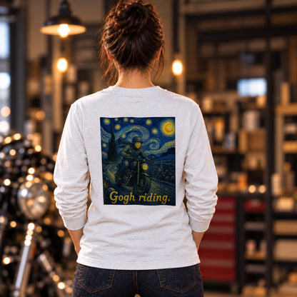 Gogh Riding バイクライダー 長袖Tシャツ バックプリント